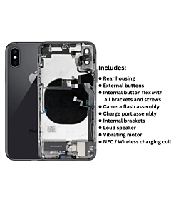 iPhone X Original Housing Pull Out Black