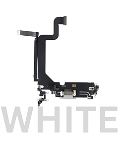 iPhone 14 Pro Max Charging Port Flex Premium White