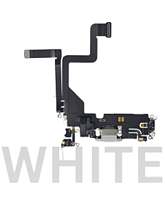 iPhone 14 Pro Charging Port Flex Premium White