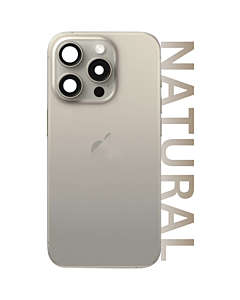 iPhone 15 Pro Max Standard Aftermarket Rear Glass Natural Titanium