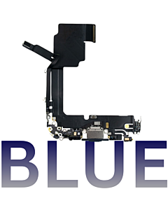 iPhone 15 Pro Charging Port Flex Cable Blue Titanium