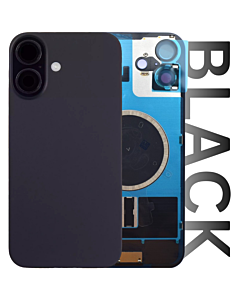 iPhone 16 Plus Premium Aftermarket Rear Glass Black 