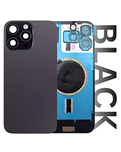 iPhone 16 Pro Max Premium Aftermarket Rear Glass Black Titanium