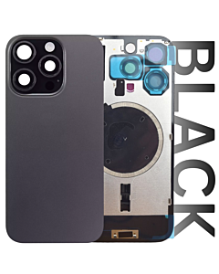 iPhone 16 Pro Premium Aftermarket Rear Glass Black Titanium