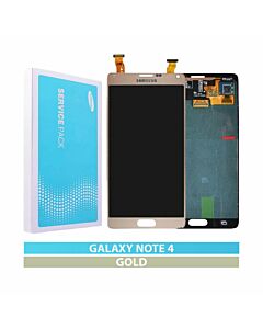 Galaxy Note 4 (N910G) LCD and Digitizer Touch Screen Assembly - Gold