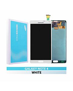 Galaxy Note 4 (N910G) LCD and Digitizer Touch Screen Assembly - White