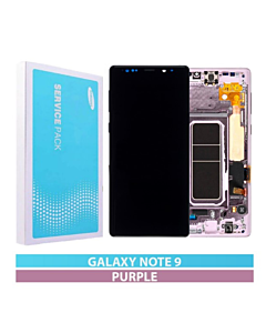 Samsung SM-N960 Galaxy Note 9 Service Pack LCD Display Replacement Purple