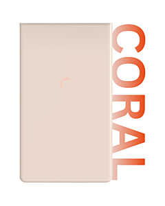 Pixel 6 Bottom Rear Cover Kinda Coral