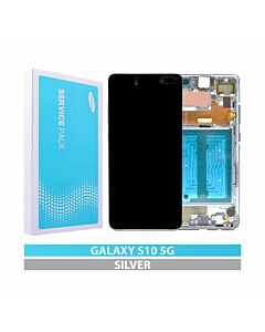 Samsung SM-G977 Galaxy S10 5G Service Pack LCD Display Replacement Crown Silver