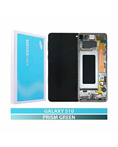 Samsung SM-G973 Galaxy S10 Service Pack LCD Display Replacement Prism Green