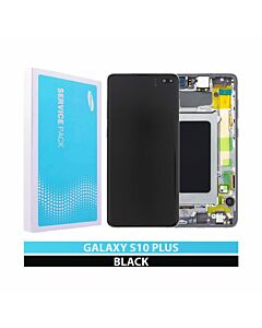 Samsung SM-G975 Galaxy S10 Plus Service Pack LCD Display Replacement Prism Black