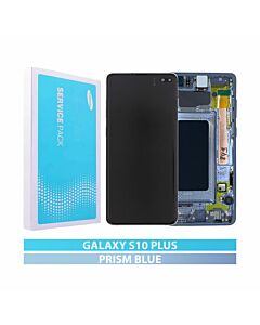 Samsung SM-G975 Galaxy S10 Plus Service Pack LCD Display Replacement Prism Blue
