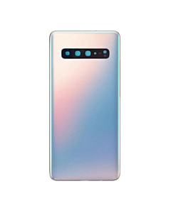 Samsung SM-G977 Galaxy S10 5G Rear Glass With Camera Lens Crown Silver