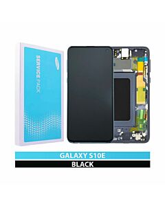 Samsung SM-G970 Galaxy S10e Service Pack LCD Display Replacement Prism Black