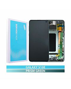 Samsung SM-G970 Galaxy S10e Service Pack LCD Display Replacement Prism Green
