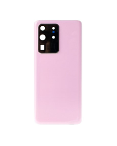 Samsung SM-G988 Galaxy S20 Ultra 5G Rear Cover Glass With Camera Lens Cloud Pink