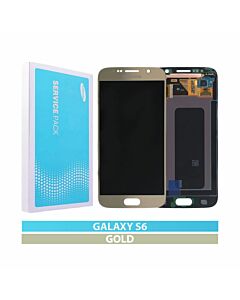 Smasung SM-G920 Galaxy S6 Service Pack LCD Display Replacement Gold
