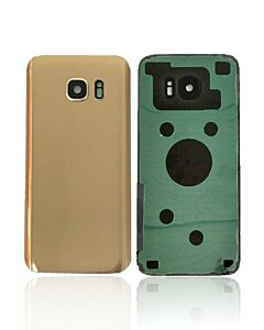 Samsung SM-G935 Galaxy S7 Edge Rear Glass With Camera Lens Gold