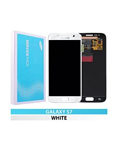 Samsung SM-G930 Galaxy S7 Service Pack LCD Display Replacement White