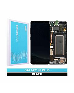 Samsung SM-G955 Galaxy S8 Plus Service Pack LCD Display Replacement Black