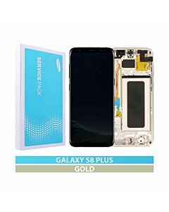 Samsung SM-G955 Galaxy S8 Plus Service Pack LCD Display Replacement Gold