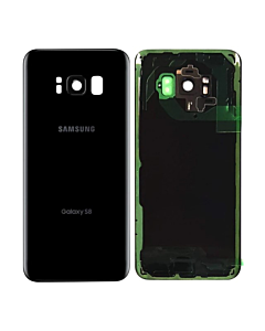 Samsung SM-G950 Galaxy S8 Rear Glass With Camera Lens Black