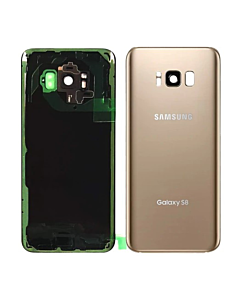 Samsung SM-G950 Galaxy S8 Rear Glass With Camera Lens Gold