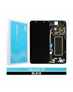 Samsung SM-G960 Galaxy S9 Service Pack LCD Display Replacement Black