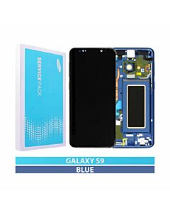 Samsung SM-G960 Galaxy S9 Service Pack LCD Display Replacement Coral Blue
