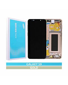 Samsung SM-G960 Galaxy S9 Service Pack LCD Display Replacement Gold