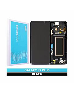 Samsung SM-G965 Galaxy S9 Plus Service Pack LCD Display Replacement Black