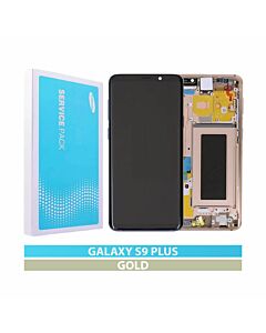Samsung SM-G965 Galaxy S9 Plus Service Pack LCD Display Replacement Gold