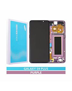 Samsung SM-G965 Galaxy S9 Plus Service Pack LCD Display Replacement Purple
