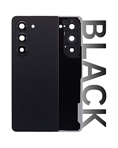 Samsung SM-F946 Galaxy Fold 5 Rear Glass With Camera Lens Black