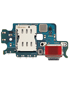 Samsung SM-S911 Galaxy S23 Charging Port Board With Sim Card Reader Pull