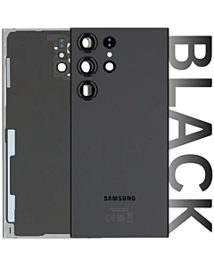 Samsung SM-S918 Galaxy S23 Ultra Rear Glass With Camera Lens Black