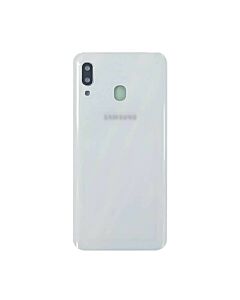 Samsung SM-A305 Galaxy A30 Rear Glass With Camera Lens White