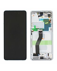 Samsung SM-G998 Galaxy S21 Ultra 5G Service Pack LCD Display Replacement Phantom Silver