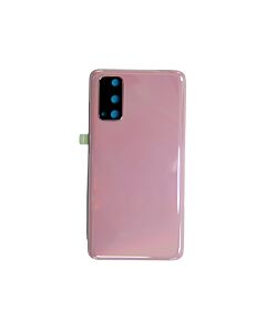 Samsung SM-G980/G981 Galaxy S20 Rear Glass With Camera Lens Cloud Pink