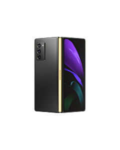 Samsung SM-F916 Galaxy Z Fold 2 5G Service Pack Display Mystic Black With Gold Hinge