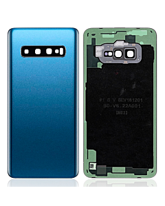 Samsung SM-G973 Galaxy S10 Rear Glass With Camera Lens Prism Blue