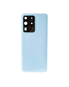 Samsung SM-G988 Galaxy S20 Ultra 5G Rear Cover Glass With Camera Lens Cloud Blue