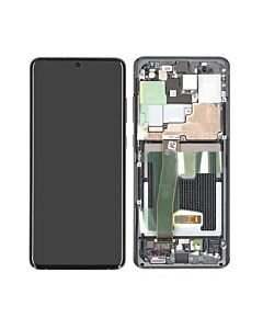 Samsung SM-G988 Galaxy S20 Ultra 5G Service Pack LCD Display Replacement Black