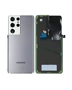 Samsung SM-G998 Galaxy S21 Ultra Rear Cover With Camera Lens Phantom Silver