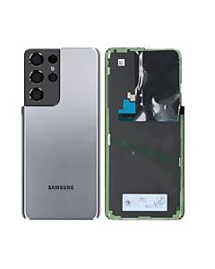 Samsung SM-G998 Galaxy S21 Ultra Rear Cover With Camera Lens Phantom Titanium