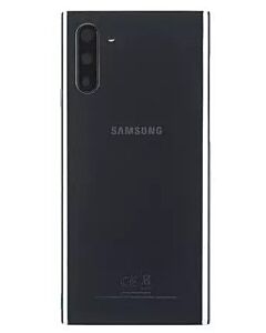 Samsung SM-N970 Galaxy Note 10 Rear Glass With Camera Lens Aura Black