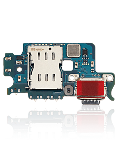 Samsung SM-S911 Galaxy S23 Charging Port Board With Sim Card Reader Pull