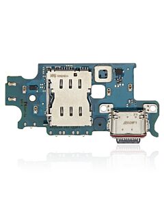 Samsung SM-S916 Galaxy S23 Plus Charging Port Board With Sim Card Reader Pull