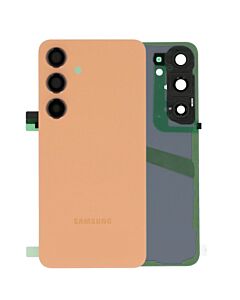 Samsung SM-S921 Galaxy S24 Rear Cover With Camera Lens Sandstone Orange