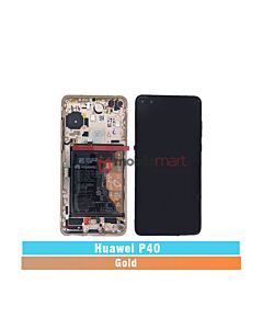 Huawei P40 Service Pack LCD Display Replacement Gold